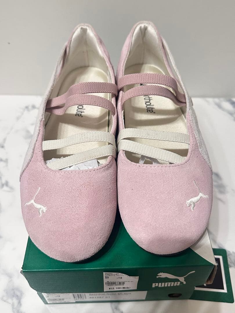 PUMA スピードキャット　バレエ　ピンク　24cm