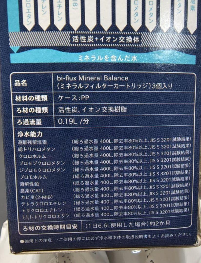 【未使用カートリッジ4個セット】LAICA バイフラックス 浄水器カートリッジ