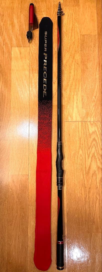 【美品】がまかつスーパープレシード2号 5.0m