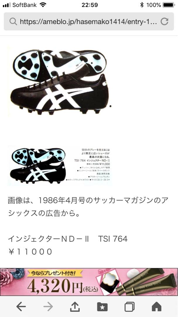 アシックスインジェクターNDⅡ