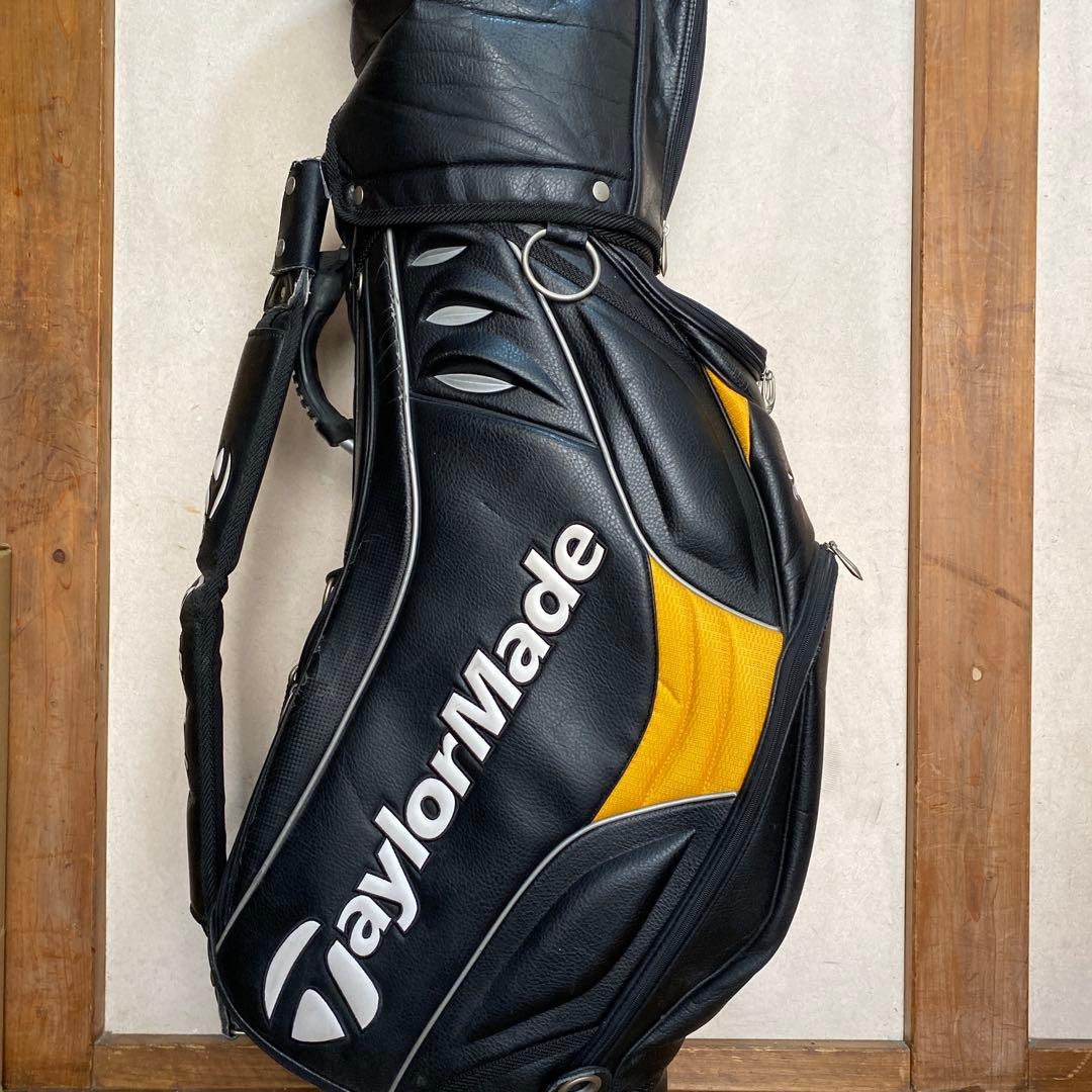 TaylorMade キャディバッグ 黒/オレンジ訳あり
