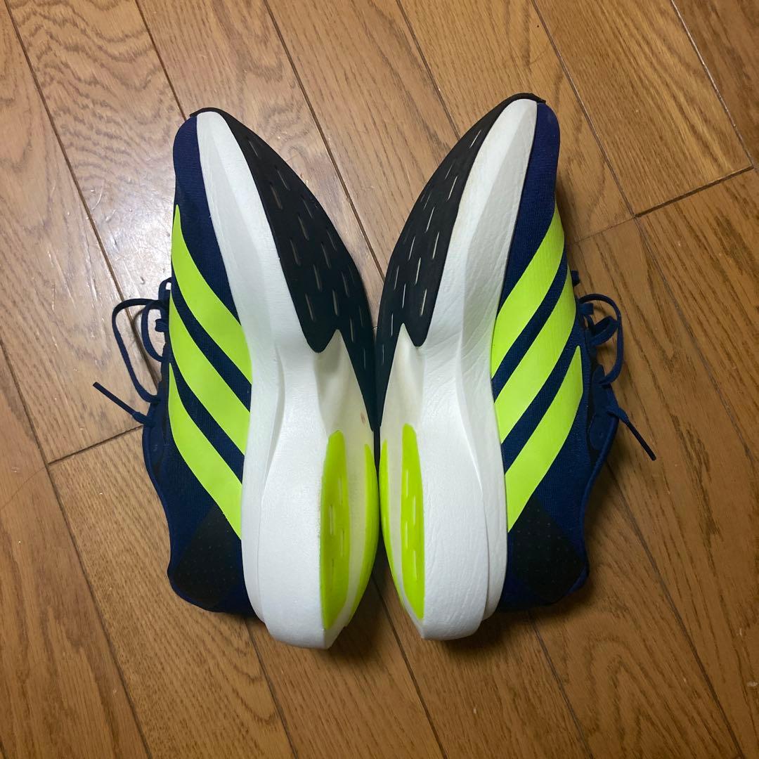 ADIZERO EVO SL ネイビー/イエロー メンズ25.5