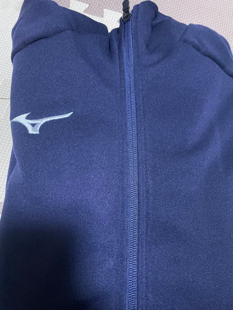 Mizuno ネイビージャージセット サッカースポーツウェア　フルジップパーカー