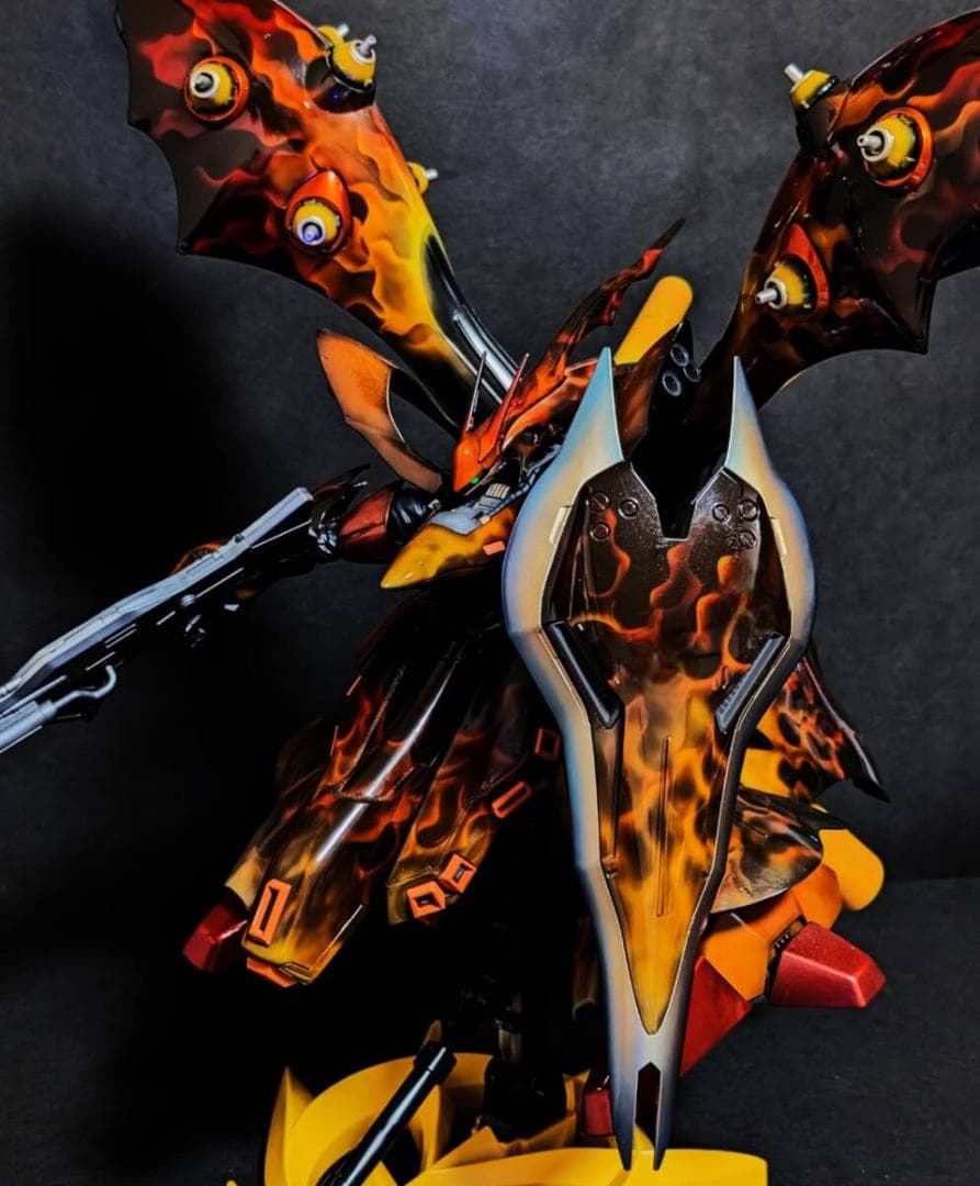 HG 1/144 シャア専用 ナイチンゲール 全塗装完成品 ガンダム ガンプラ