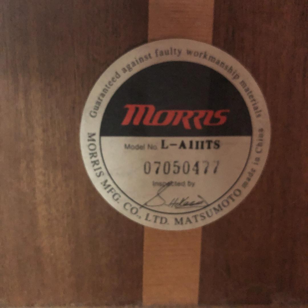 MORRIS　モーリス　L-A1IITS　ギター　D Morris D