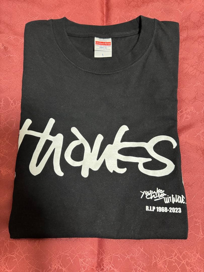【美品】チバユウスケthanks！TシャツＬサイズ クリアファイル付き