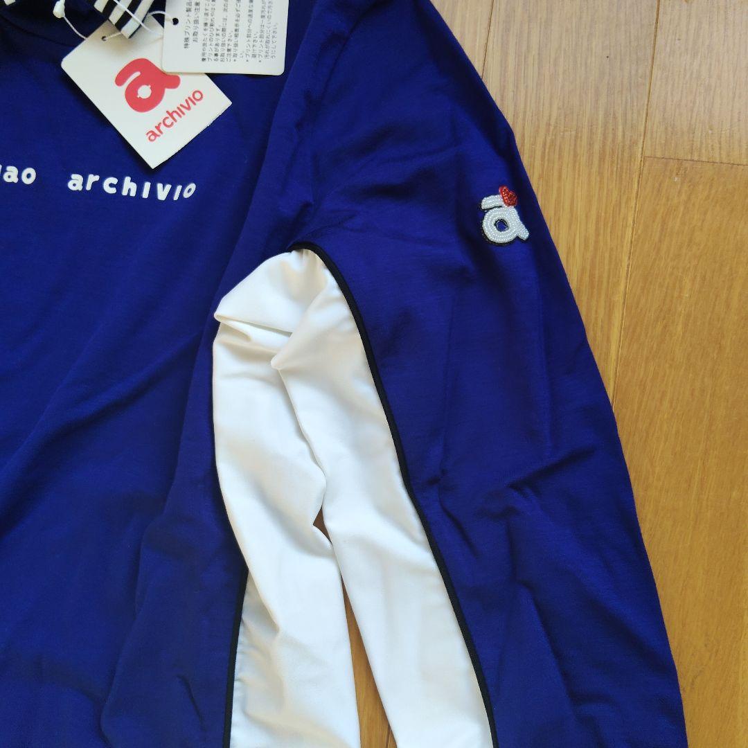 新品　archivio レディース ポロシャツ ネイビー