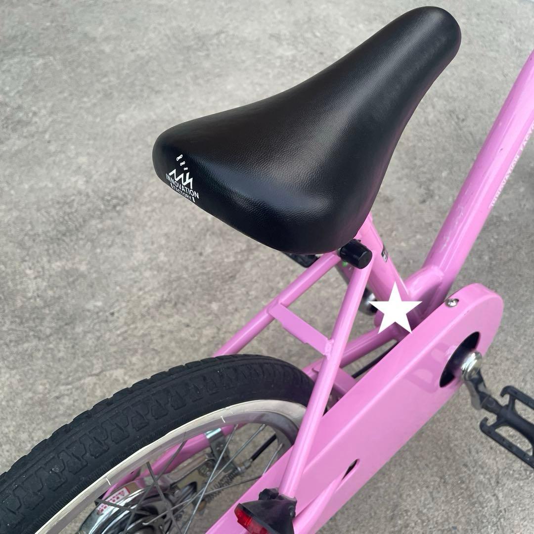 子供用自転車 ピンク ヘルメット付き