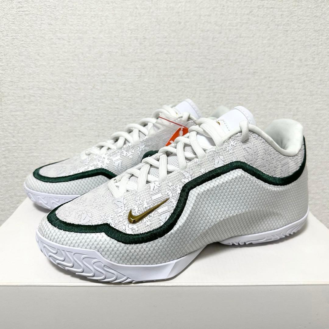 ナイキ 28 レブロン 23 バスケ シューズ 靴 バッシュ 白 緑