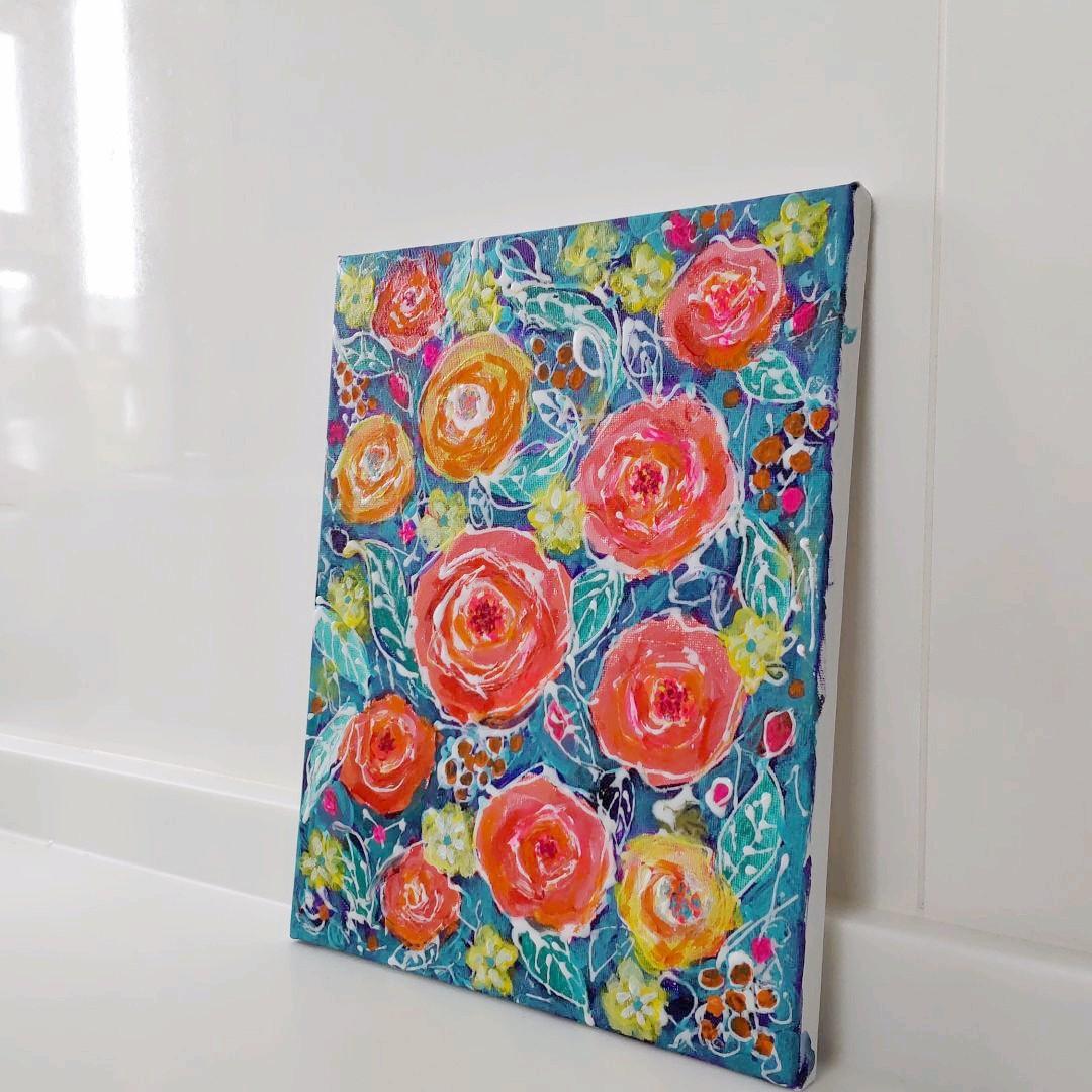 ☆抽象画、現代絵画、モダンアート、インテリア絵画、アクリル絵画