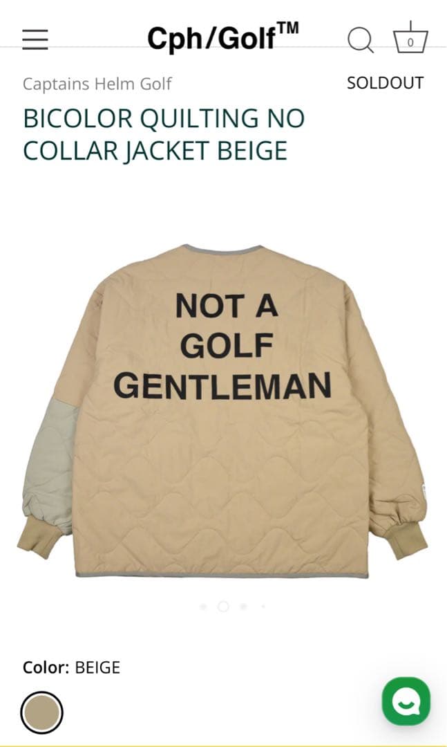 Cph/Golf メンズ セットアップ 中綿 ジャケット パンツ