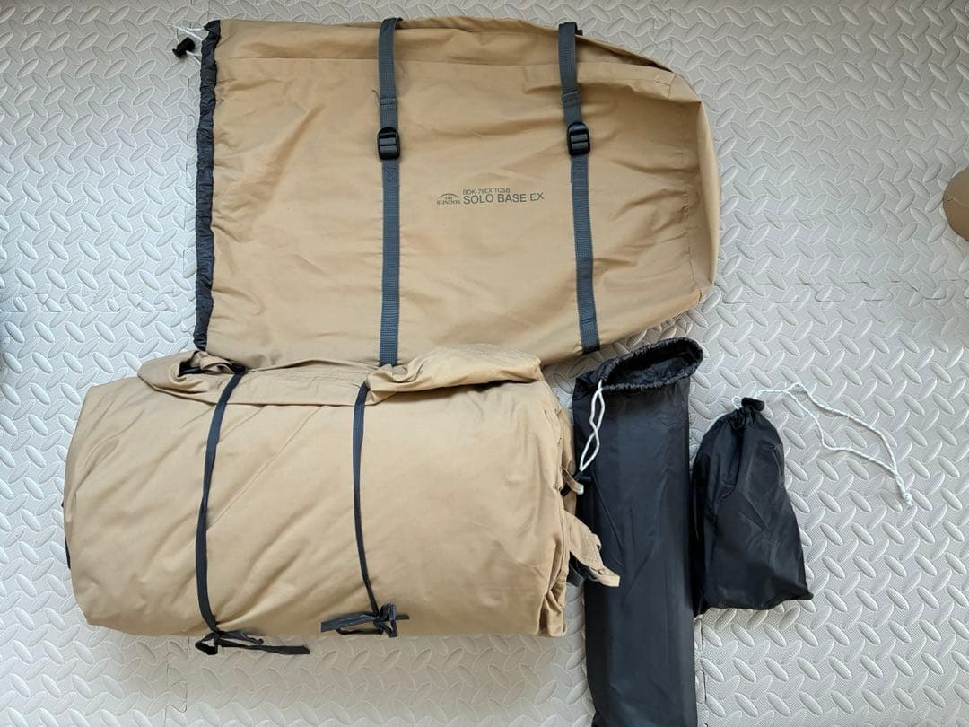 【美品】BUNDOK バンドック ソロベース EX BDK-79EX TCSB