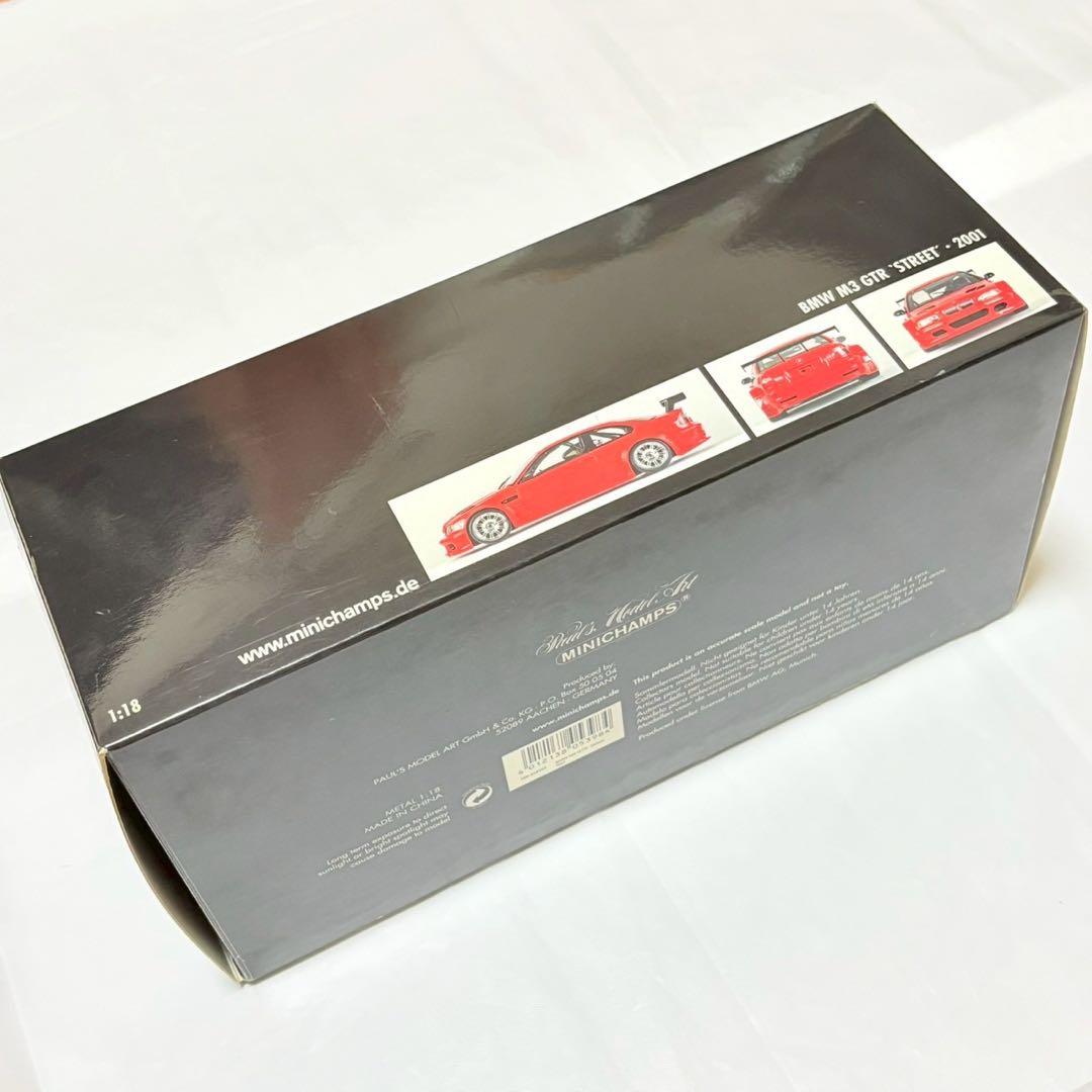 ミニカー MINICHAMPS  M3 GTR 'STREET' 1:18