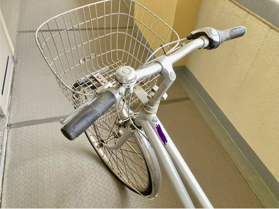 ブリヂストンシルバー 自転車前後バスケット付き