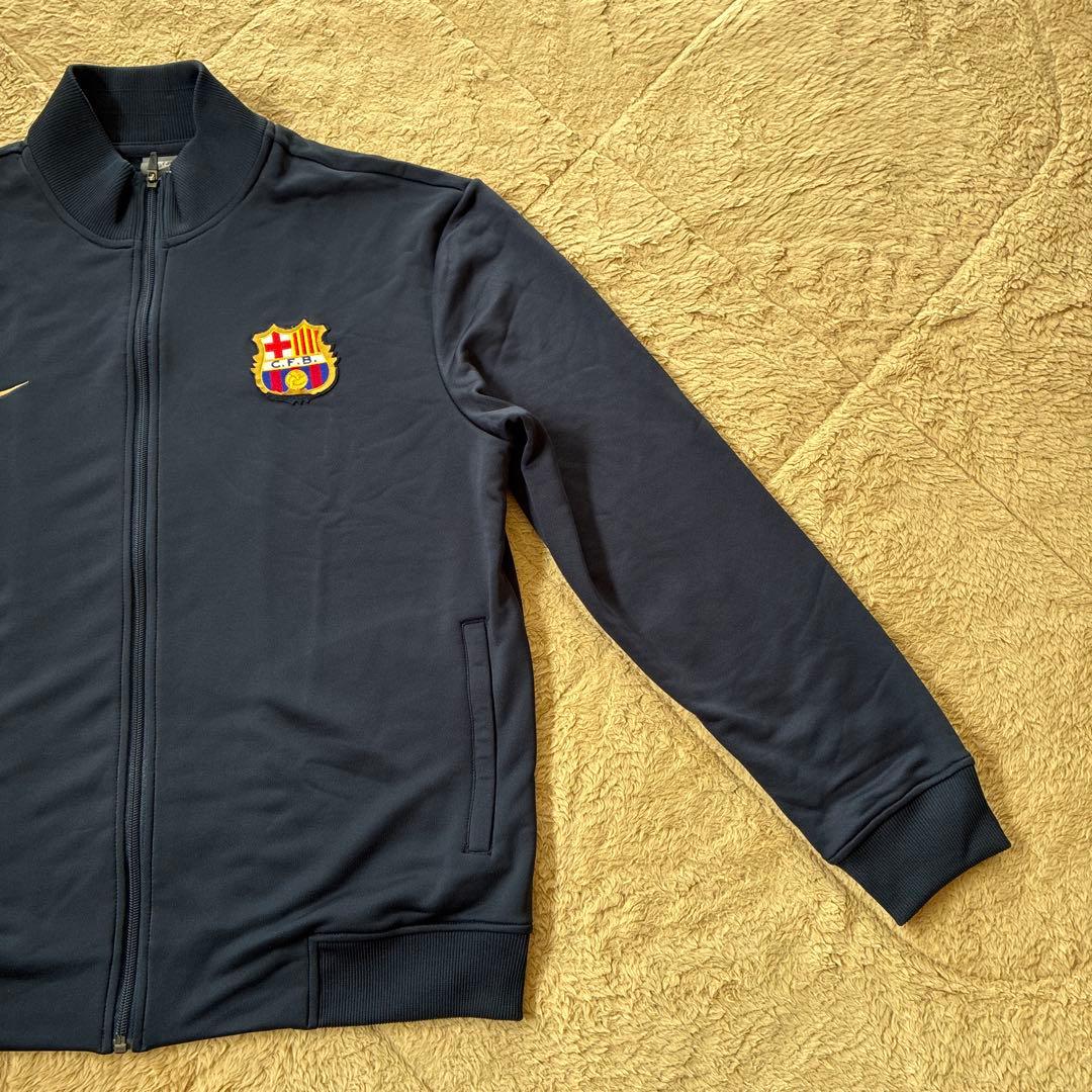 希少サイズ　Nike FC Barcelona バルセロナ　刺繍ロゴ　ジャージ