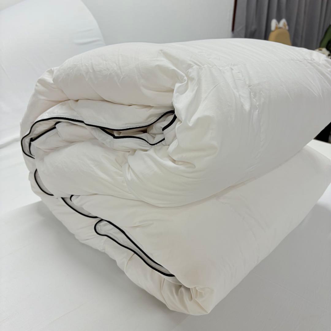 37開封済み　羽毛布団　シングル　掛け布団　100％羽毛1.1kg　RDS認証