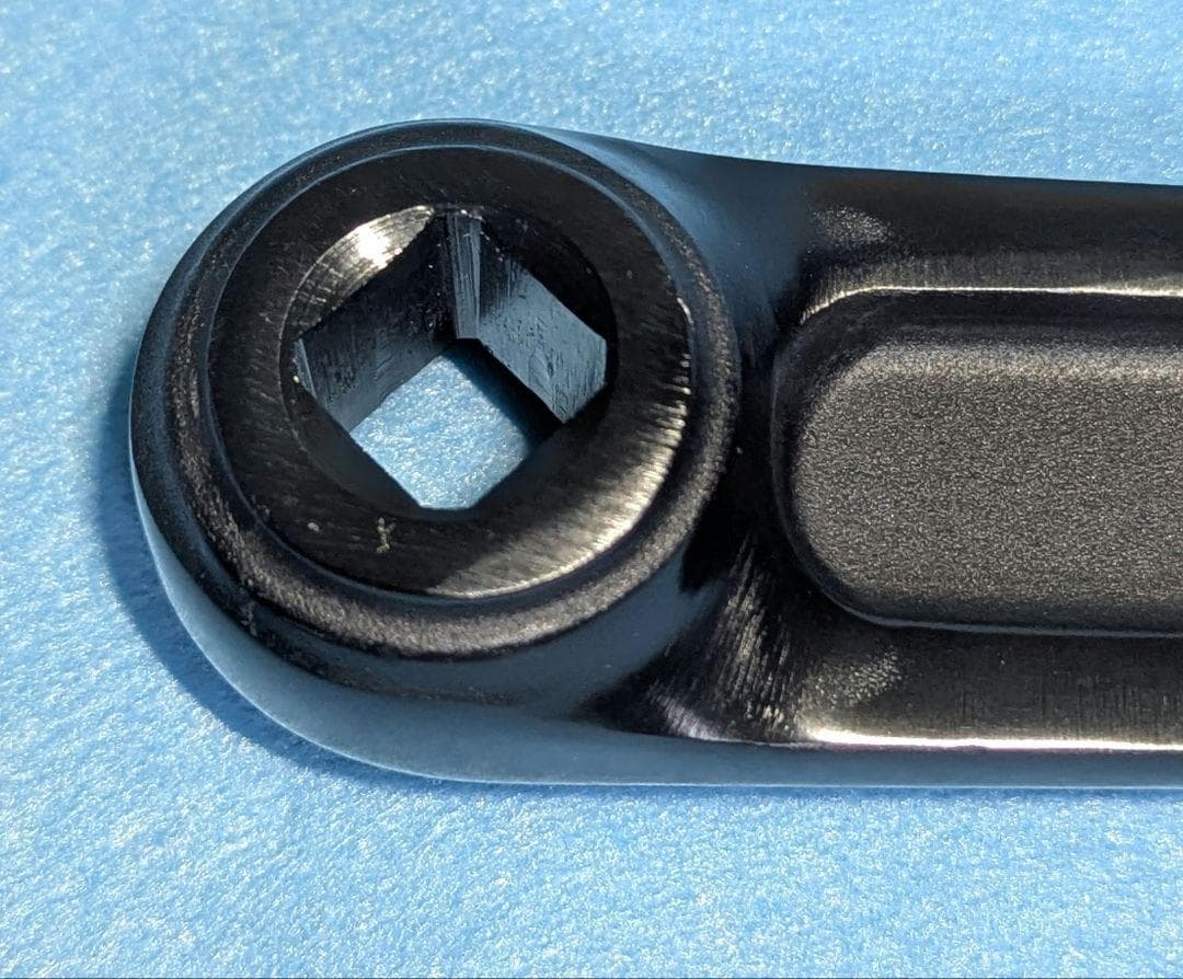 SKEACE スクエアテーパー ピスト用クランクセット 165mm 48T 黒