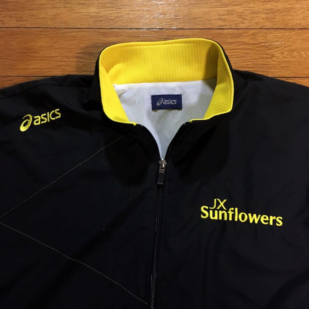 【支給品】ASICS　JX Sunflowers ジャケット　別注タグ　非売品