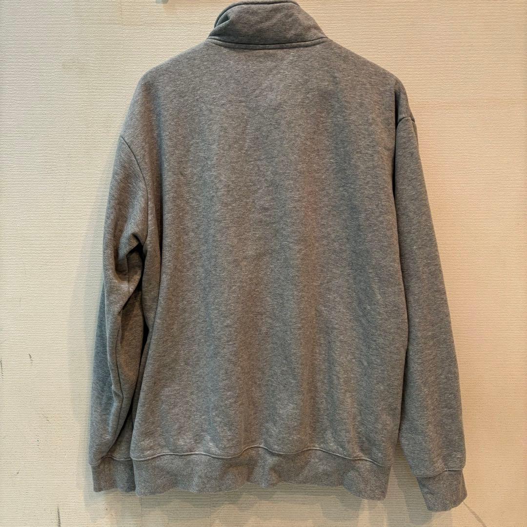 エゴザル EGOZARU グレー ハーフジップ スウェット XL