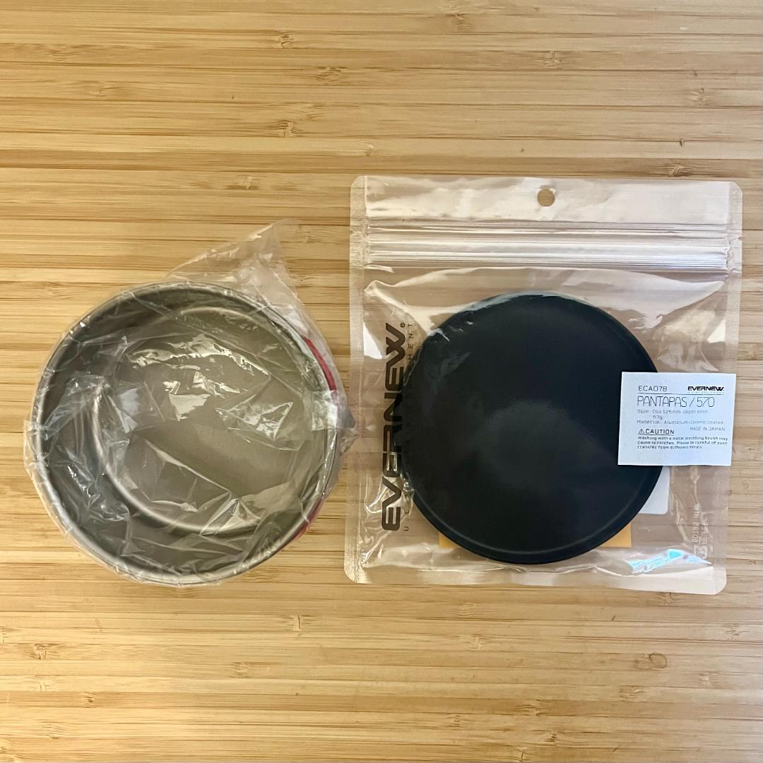 新品 未開封 エバニュー チタン 570FD カップ パンタパス 2個セット