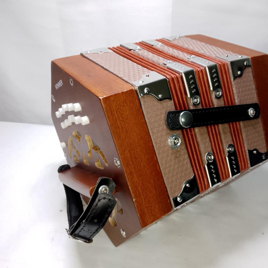 定価6.5万 HOHNER コンサーティーナ 動作良好 ケース付 蛇腹楽器