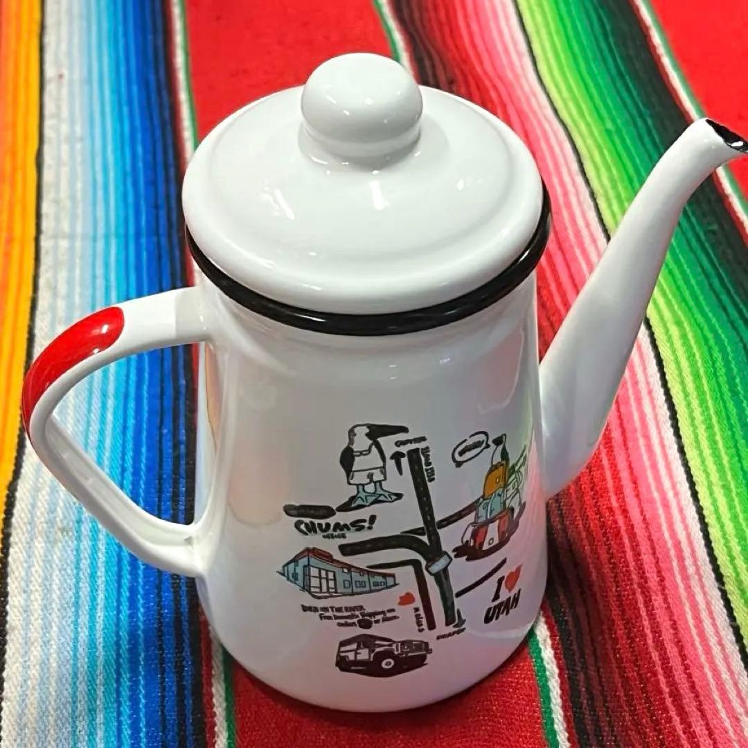 CHUMS Enamel kettle チャムス ケトル　ホーロー　キャンプ