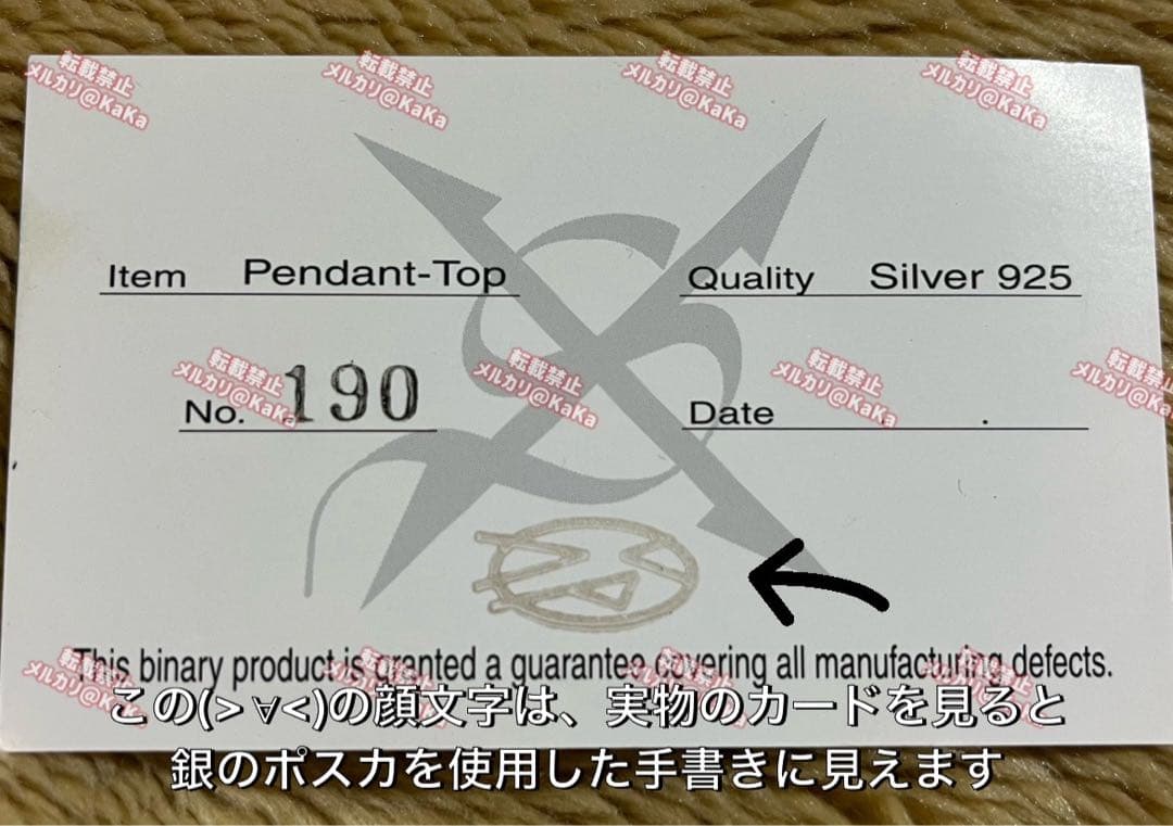 15日まで値下げ★HISASHIさん binary 666個限定ネックレス