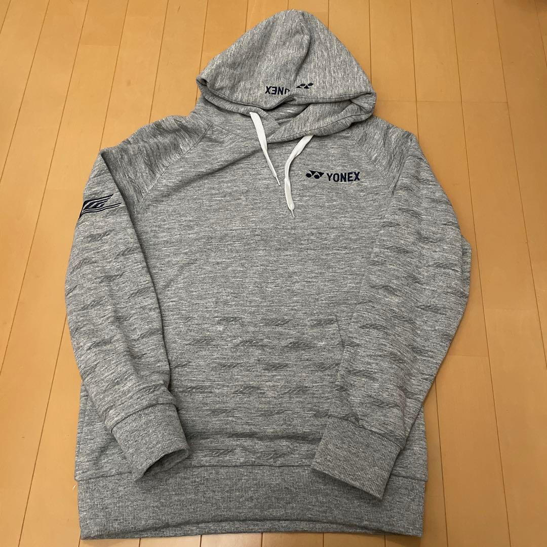 YONEX★ヨネックス　限定リーチョンウェイモデルスウェットパーカー　M