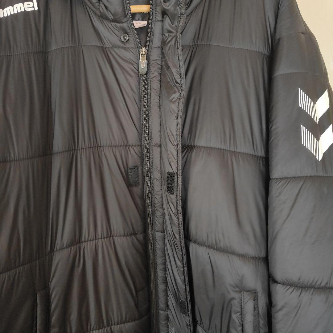 hummel ブラック ベンチコート