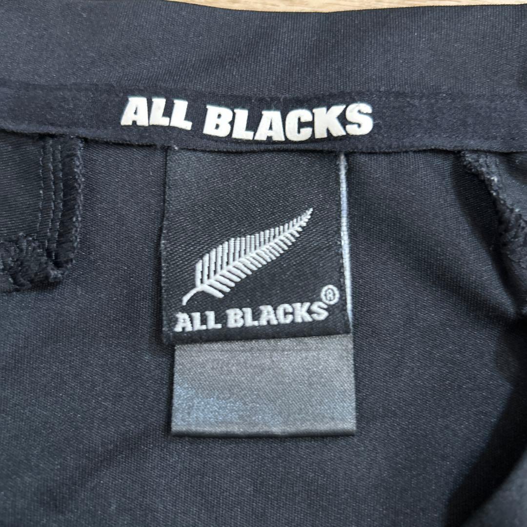 【希少_古着】アディダス オールブラックス レプリカパフォーマンスTシャツ 黒L