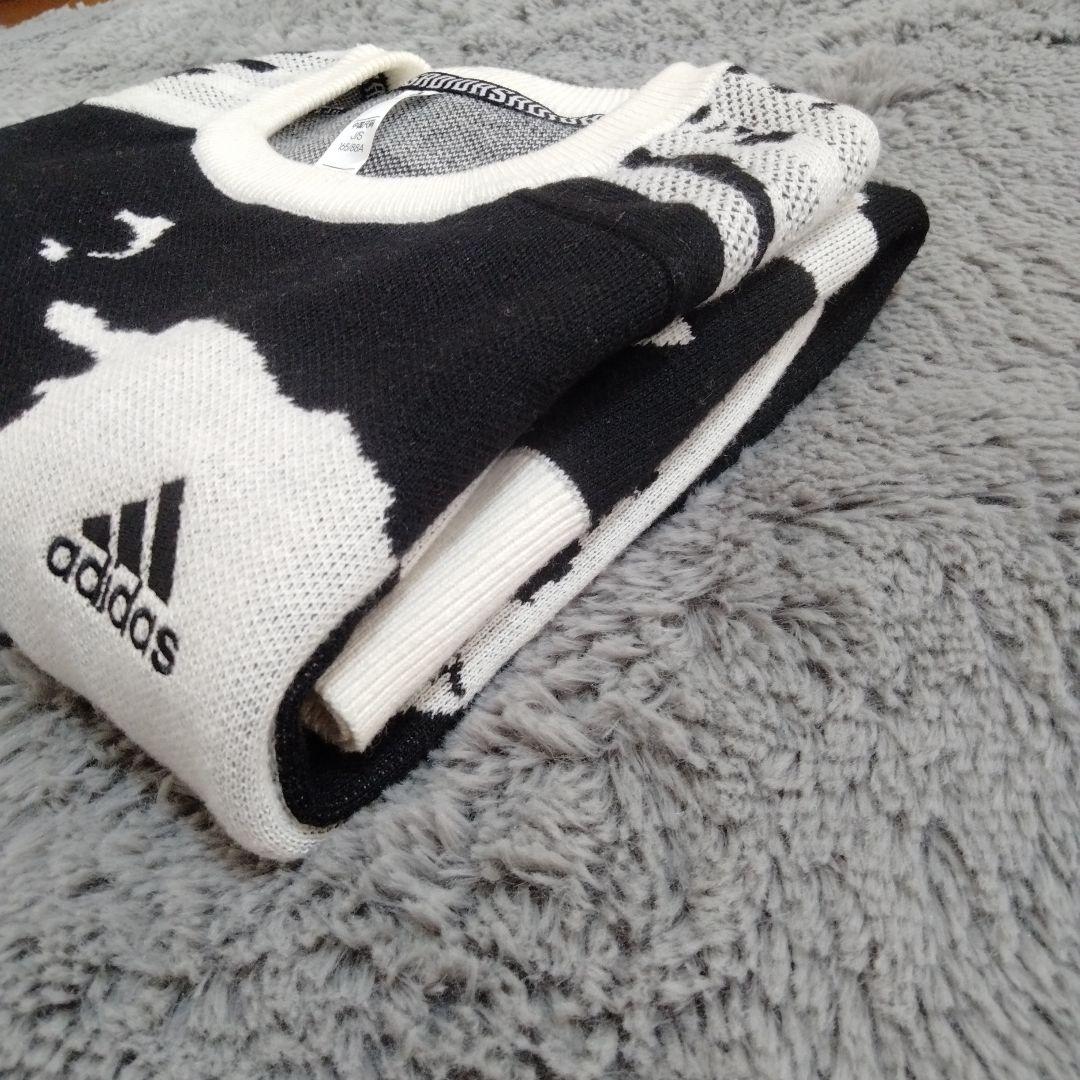 adidas♡ゴルフ柄がお洒落♡ニット♡L〜　ゴルフ/スポーツ