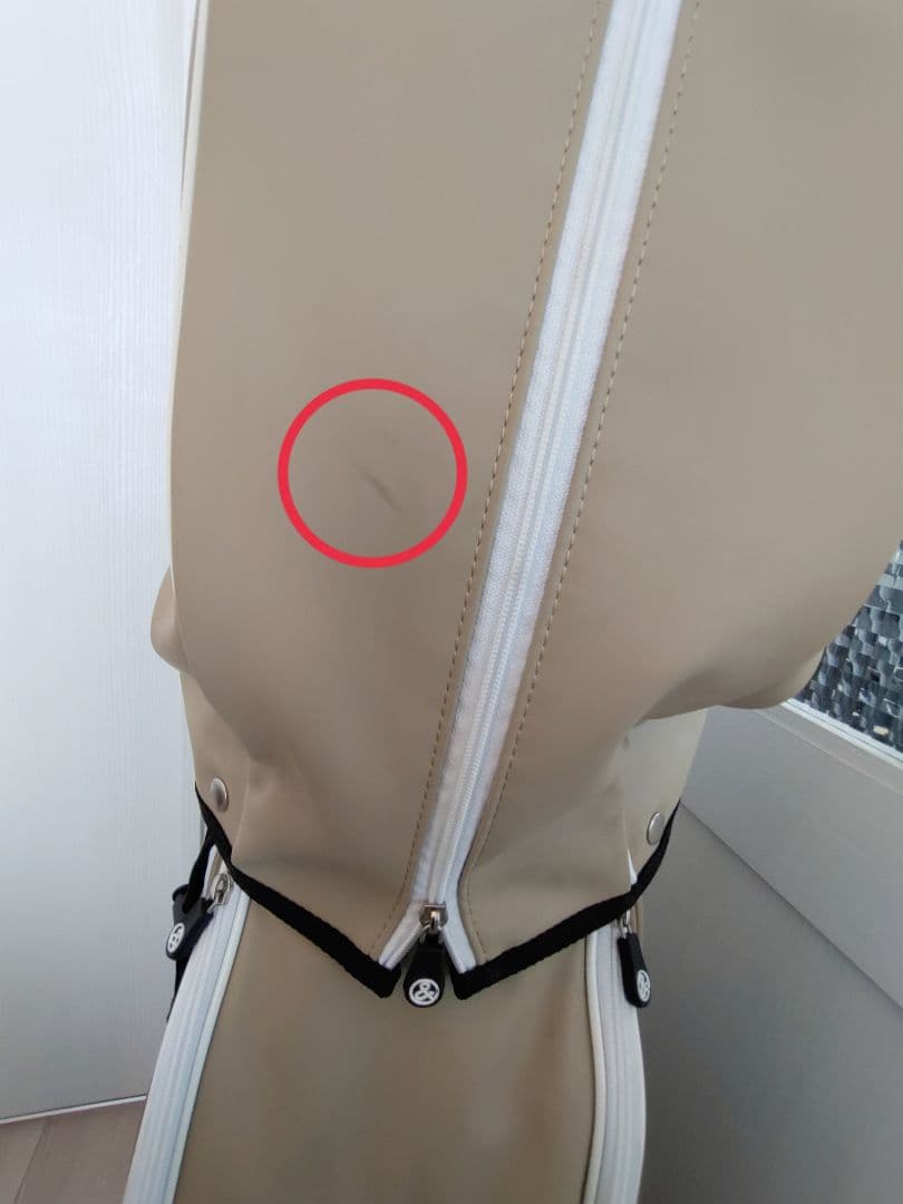 and per se アンパスィ　キャディバッグ ベージュ