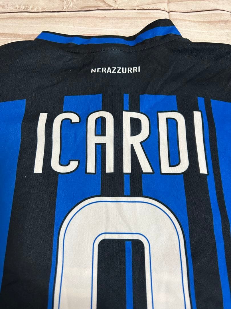 インテル　ユニフォーム　イカルディ　サッカー　セリエA M 半袖　長友　シャツ