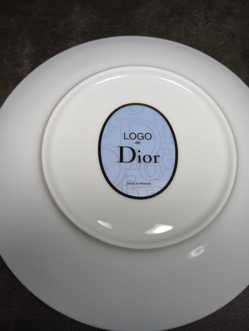 ディオール Dior プレート 皿 21cm Logo de Dior 希少品