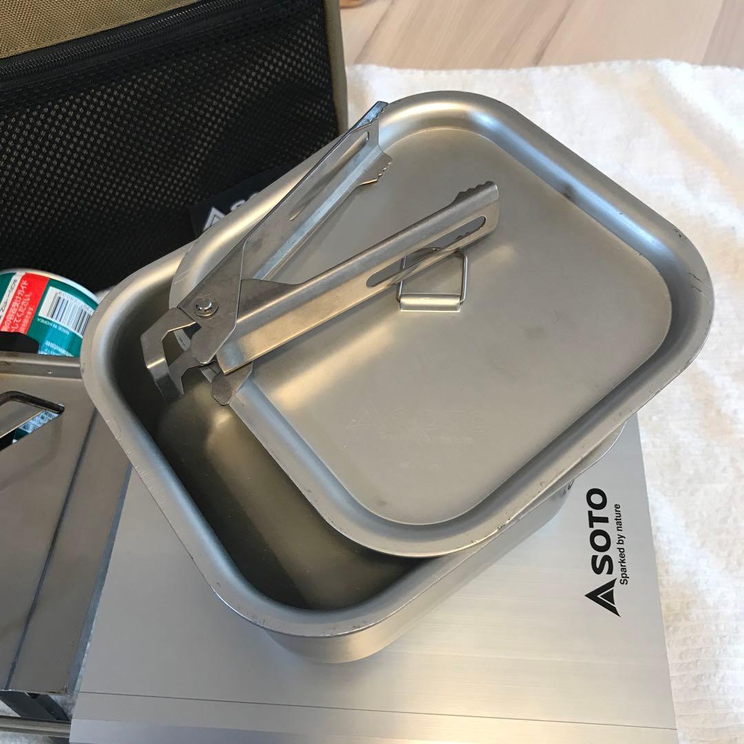 SOTO レギュレータストーブ、その他フルセットusedです。