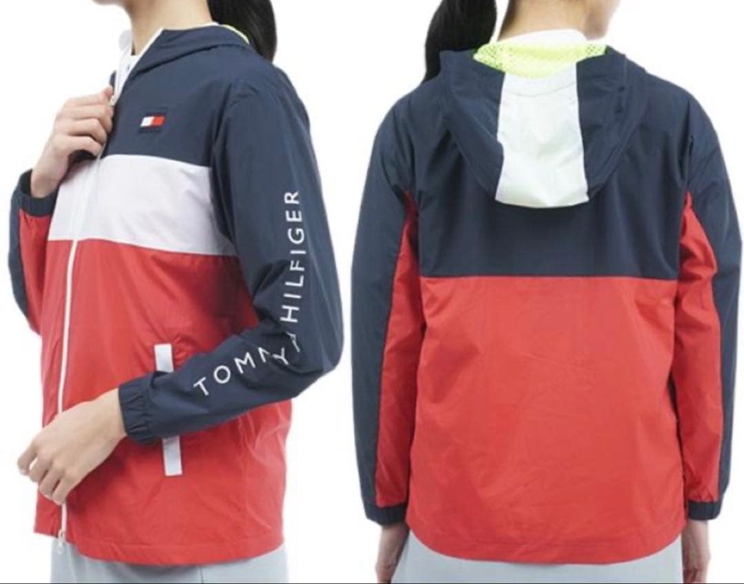 M ☆新品　トミーフィルフィガー　サイドオープン ウィンドジャケット　レディース