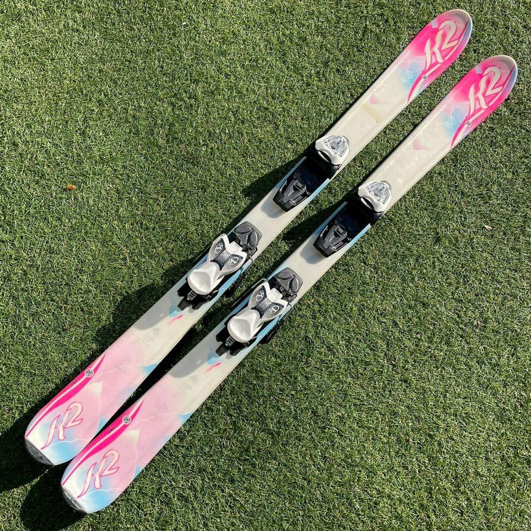 スキー　子ども　ジュニア　3点セット　スキー板　ブーツ　ストック　k2