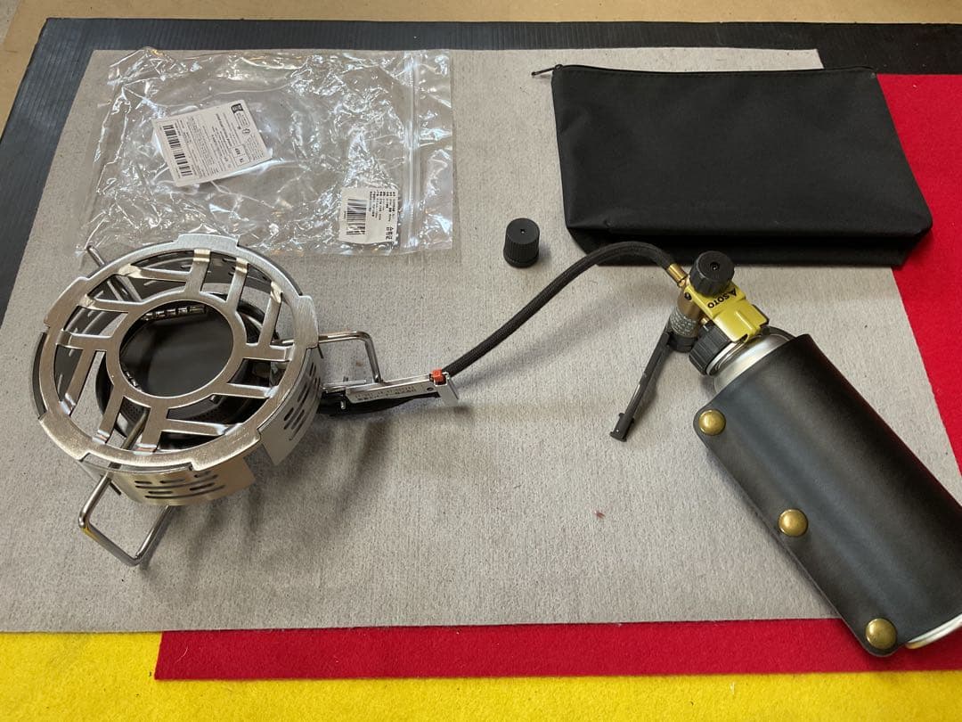SOTO ST-301廃盤希少人気シングルバーナー動作良好美品防風リング付セット