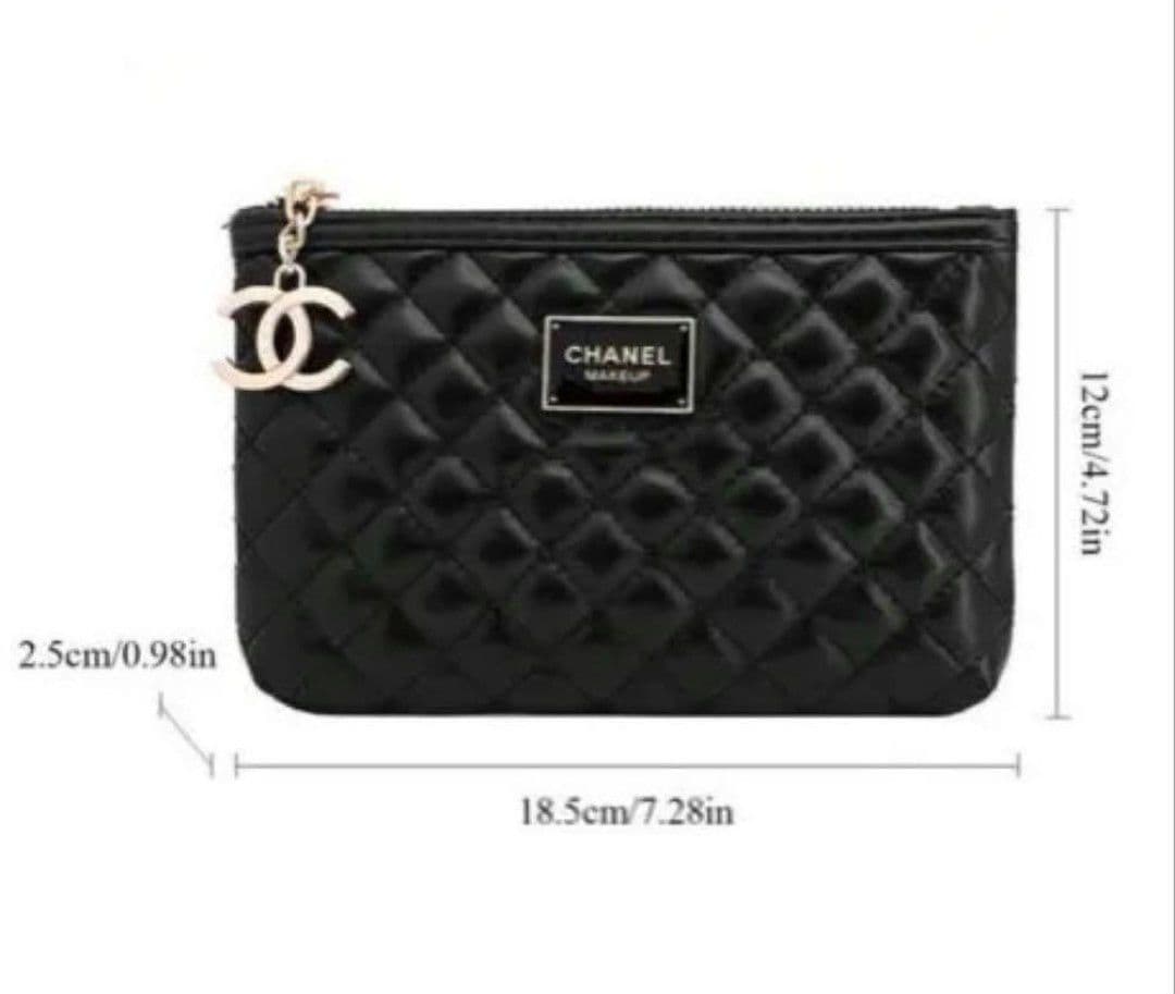 CHANEL MAKEUP コスメポーチ ブラック