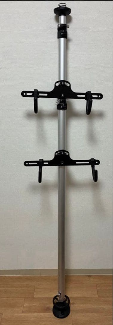 サイクルスタンド 自転車スタンド 2台収納 省スペース 収納 高さ