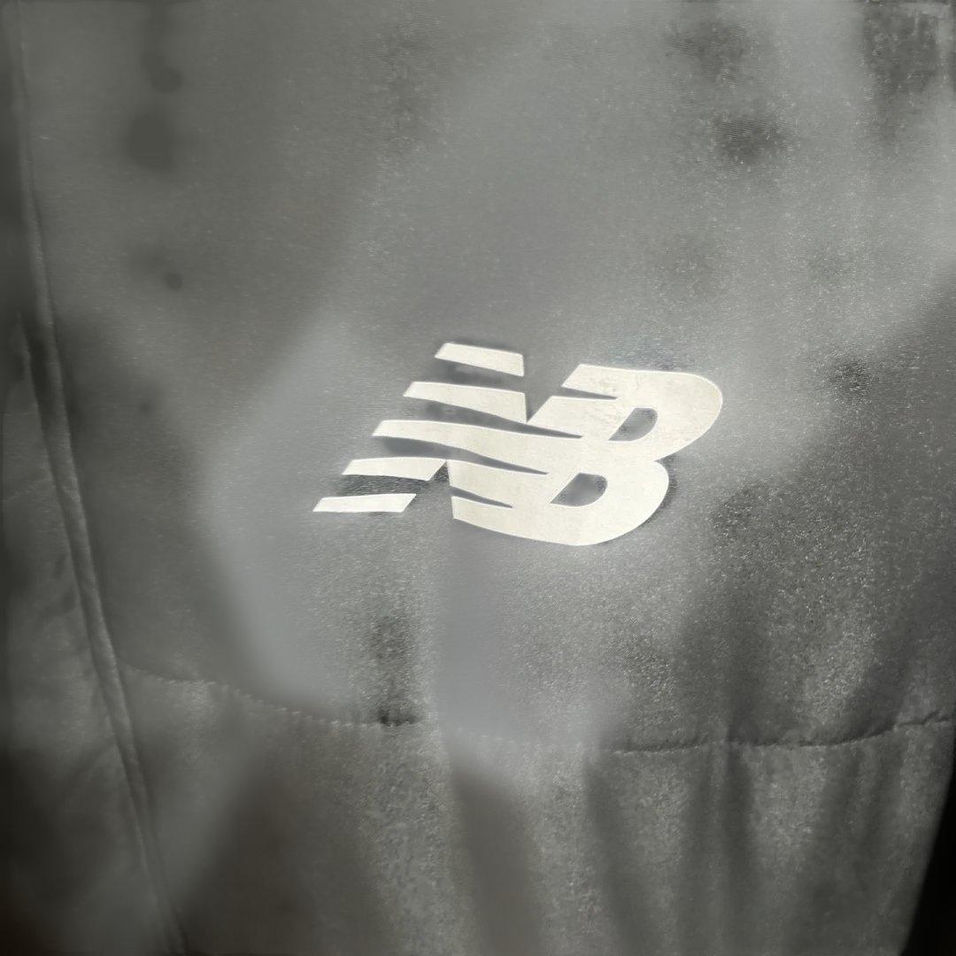 【美品】New Balance ロングベンチコート ブラック M 中綿 防寒