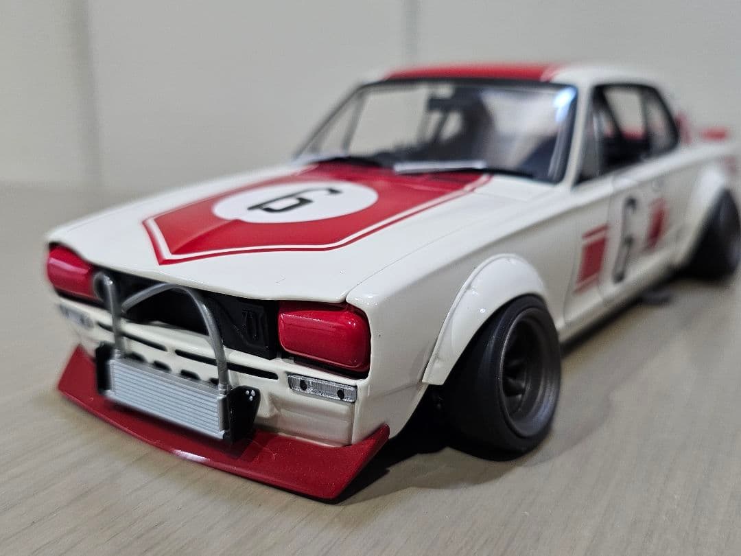 京商　NISSAN SKYLINE 2000GT-Ｒ　RACING　NO.6