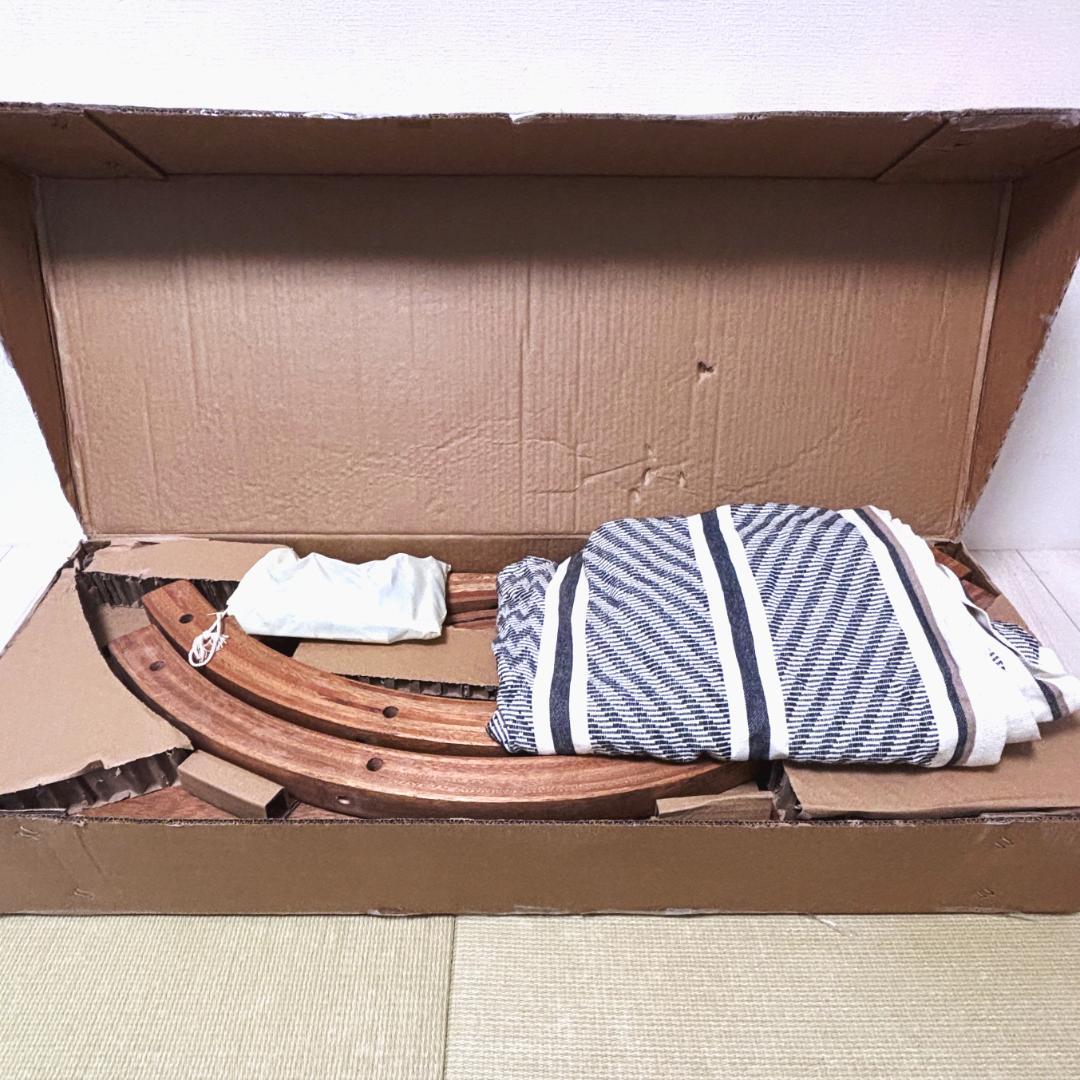 【美品】LA SIESTA ハンモックチェア＆スタンドセット UDINE