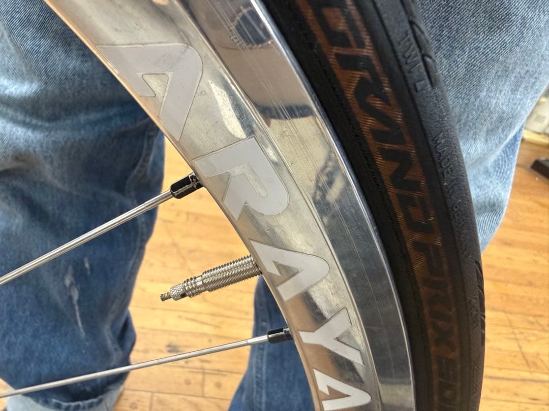 ARAYA SA-730 ✖️デュラエースハブ　手組みホイール