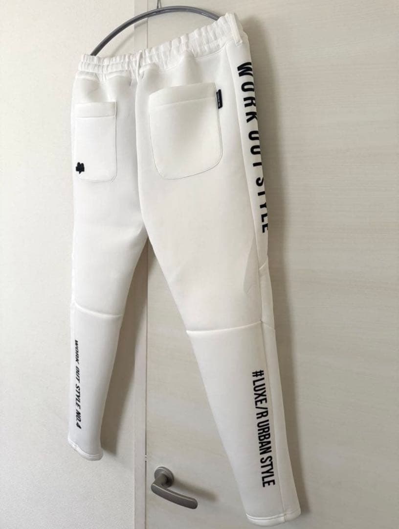 LUXE/R ラグジュゴルフ スポンジボンディングパンツ白　新品・未使用