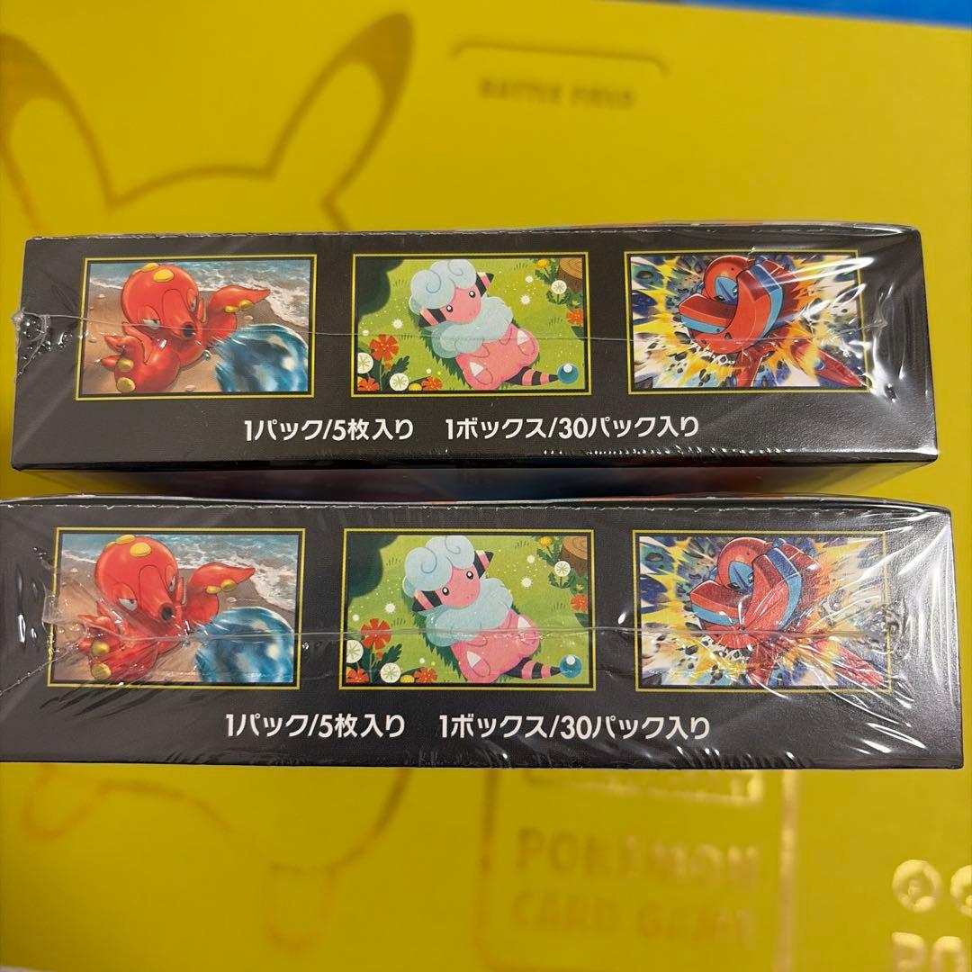 ポケモンカード　ニンジャスピナー　シュリンクあり　シュリンク無し　合計　4box
