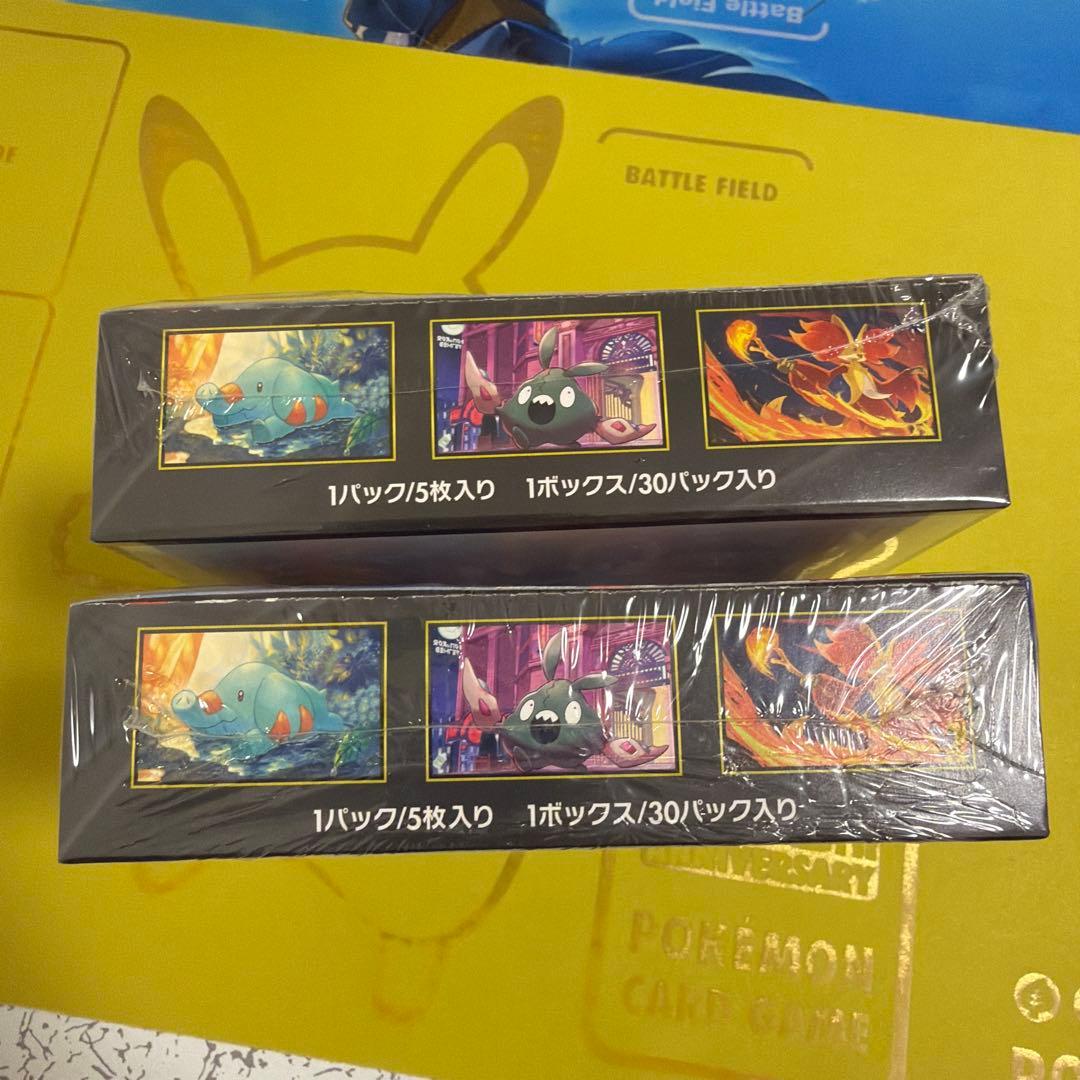 ポケモンカード　ニンジャスピナー　シュリンクあり　シュリンク無し　合計　4box
