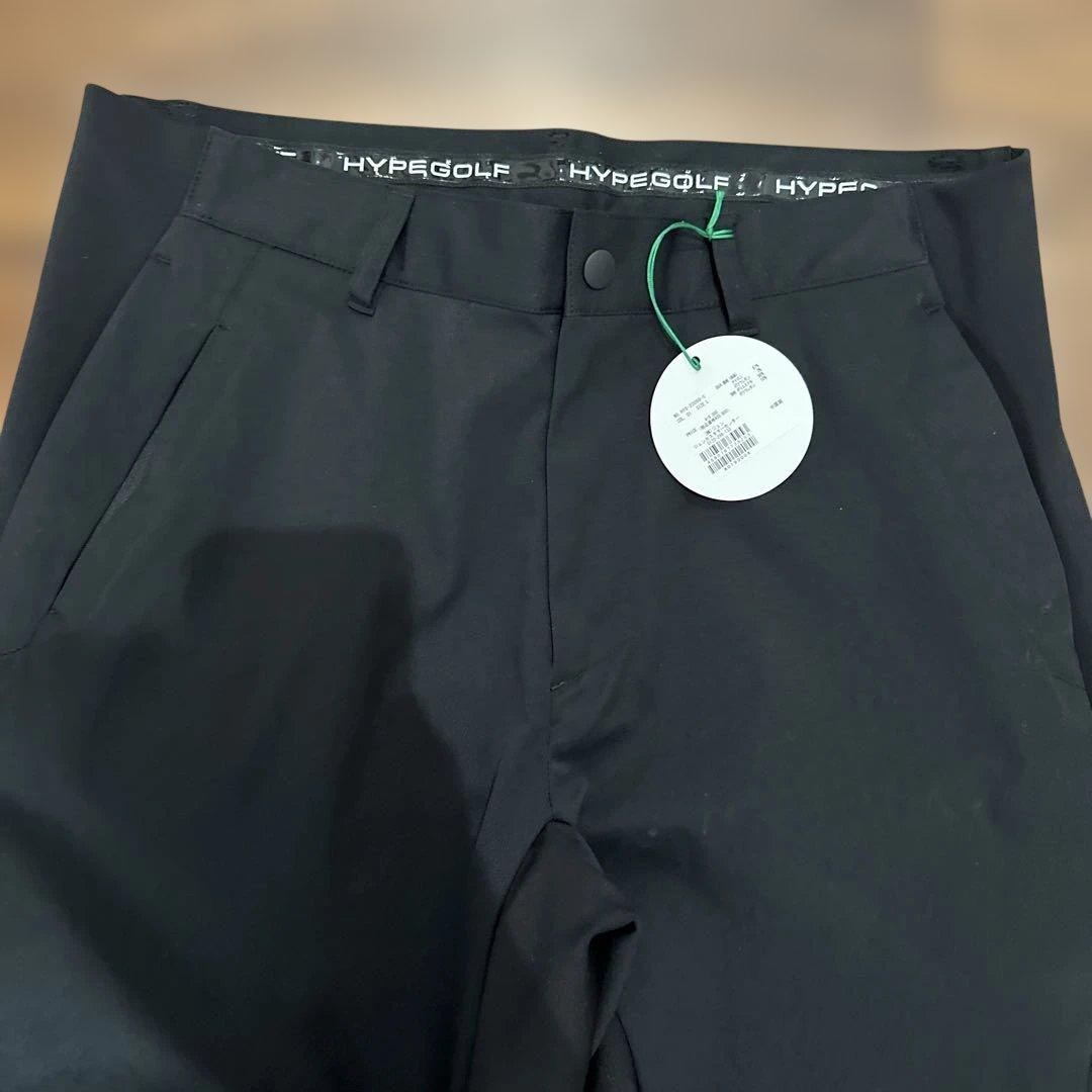 HYPEGOLF 黒パンツ新品未使用　ゴルフパンツメンズ　タグ付き