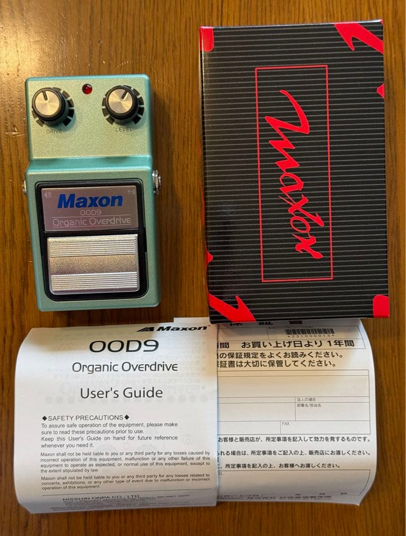 【新同】 Maxon OOD9 Organic Overdrive
