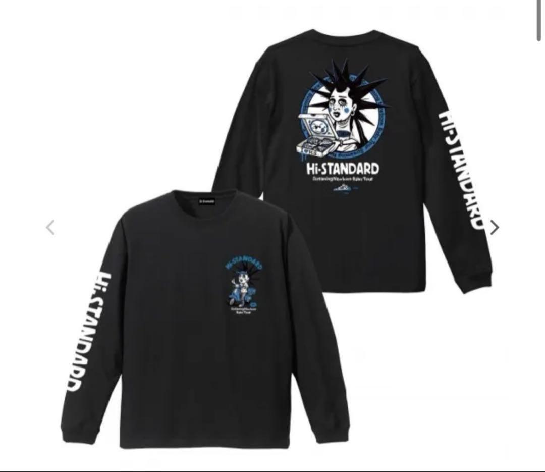 Hi-STANDARD SNB TM Paint L/S Tシャツ Sサイズ